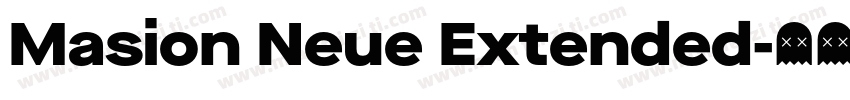 Masion Neue Extended字体转换